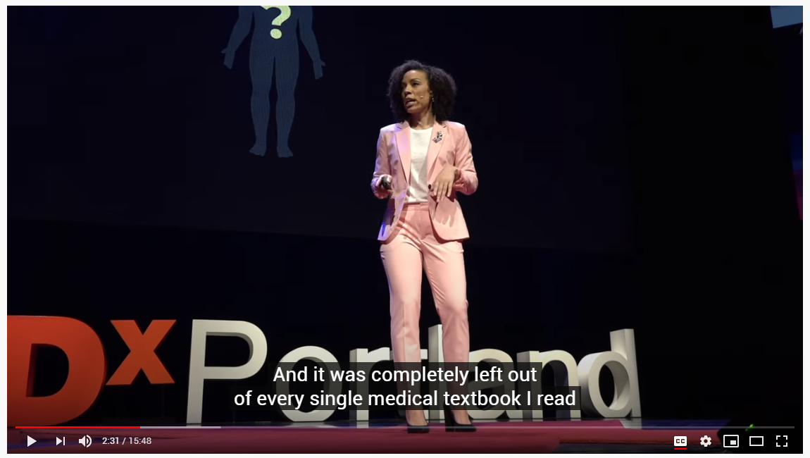 Dr. Rachel Knox speaking at TEDxPortland